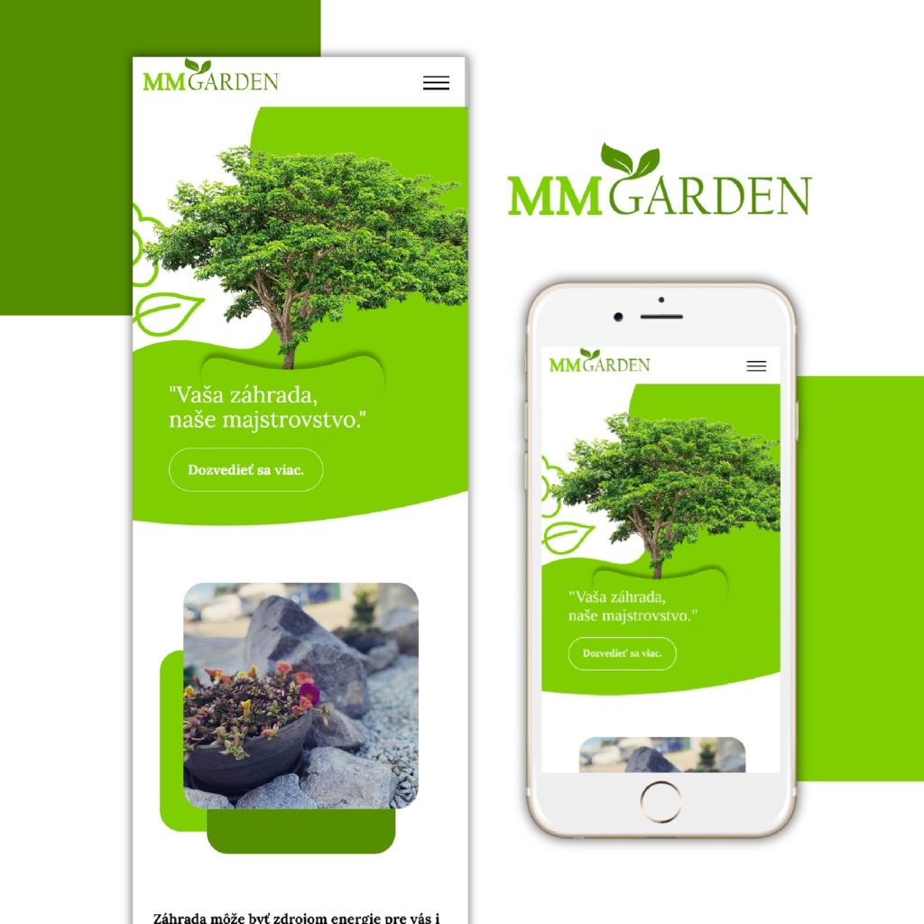 Ukážka realizácie Mmgarden.eu od Finestudio